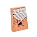 Kalimba For Beginners 17-key Solid Wood Kalimba Thumb Piano Beginner Kalimba Thumb Piano(Style 9)