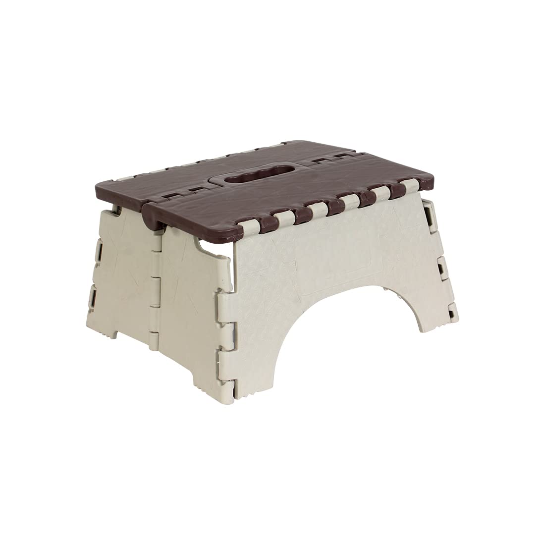 PrettyKrafts 7 Inches Super Strong Folding Step Stool for Adults and Kids, Kitchen Stepping Stools, Garden Step Stool Kitchen Stool -(Pack of 1),Brown-image-26