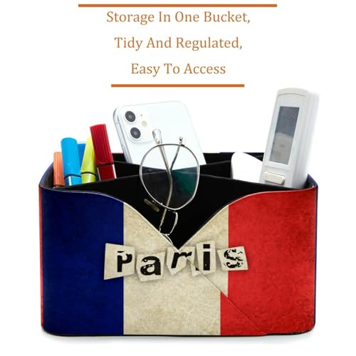 Organiseur de bureau avec 4 compartiments séparés pour fournitures - 3