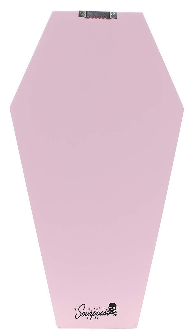 Amazon｜コフィン シェルフ ピンク 棺桶 ディスプレイ 棚 小物