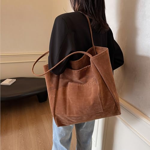 Large Tote bag Plain Shoulder Bag Casual Lightweight Laptop Bag Travel Daypacks2