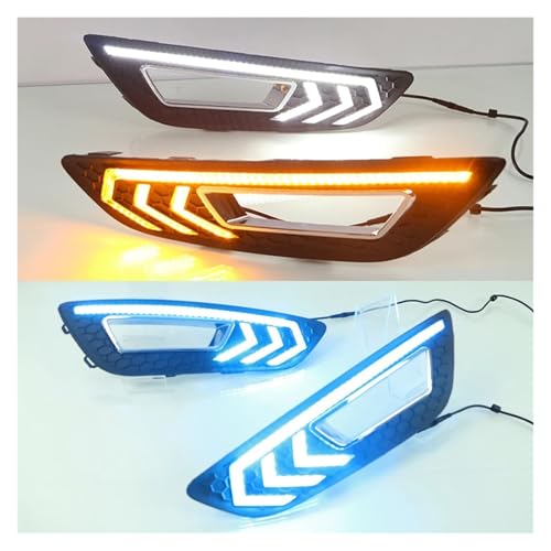 Luces circulación diurna LED Ford Focus 3 Mk3 2015-2018 luz diurna antiniebla foco señal giro