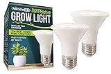 Miracle LED Tight Focus LED Full Spectrum Daylight Single Plant Growing Bulb 6W Replacing 75W...