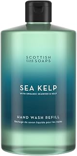 Scottish Fine Soaps Sea Kelp Hand Wash Refill 750ml – Eco-Friendly Hand Wash Refill with Refreshing Sea Kelp Extract