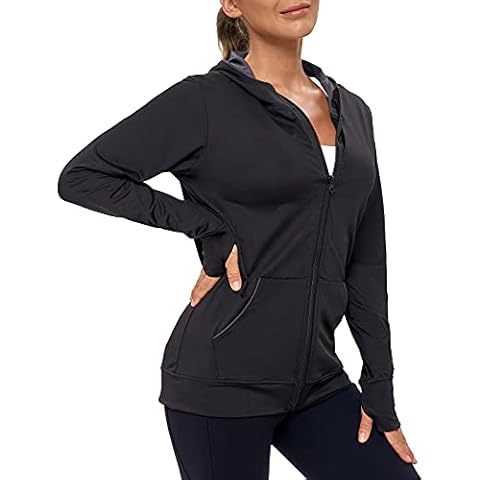 AMZSPORT Sweat à Capuche Zippé Femme Cover