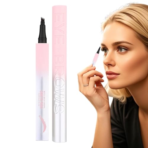 Lápiz De Definición De La Cabeza | Contornear Cejas 4 Puntas Impermeable Pluma Recogida Viajeros Mujeres Estorrusiones Cosméticos Definición Para, Novia