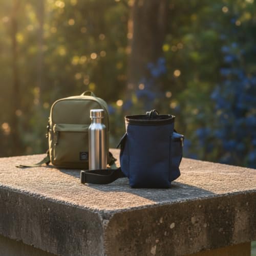 Bolsa de magnesio portátil para escalada con bolsillo de cremallera y correa de cintura 5