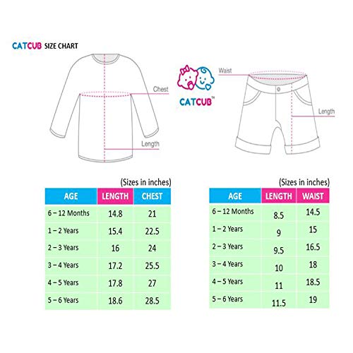 Image of CATCUB Girl's Cotton Top & Shorts /hot Pants