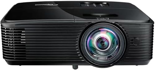 Compatible con Optoma X318ST/W318ST, proyector FHD de Tiro Corto de 3300 lúmenes, 3D HDR, Educativo Oficial, Ciname Beamer para el hogar