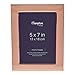 Produktbild Hampton Frames wa7457cp Woburn (Kupfer Teller 12,7 x 17,8 cm (13 x 18 cm) Blende Foto Rahmen mit breit 1 in/2,5 cm Profil und Rückseite in Samt-Optik und Strebe geeignet für Gravur