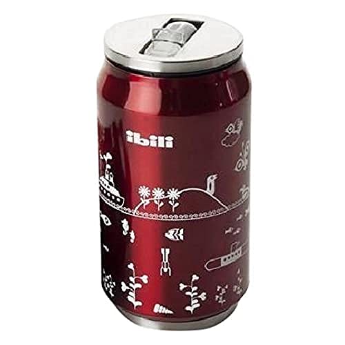 IBILI - Termolata isotermica eco 330 ml, Acero Inoxidable 18/10, Doble pared, Reutilizable