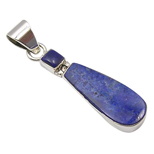 Genuine Lapis Lazuli Necklace Pendant 1.5