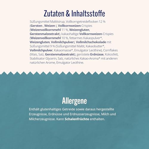 Müsliriegel Corny Free Schoko | Ohne Zuckerzusatz | 67kcal | 6x20g