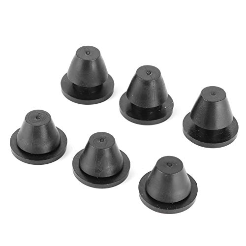 Image of 6Pcs Rubber Side Cover Grommets, OEM Replacement for Touring Electra Glide Road Glide 1996-2007