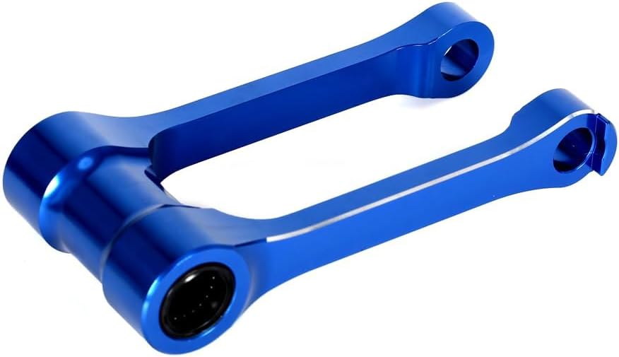 WR250F/YZ450F Lowering Link -1.18" Rear Drop Link Compatible With WR 250F WR450F YZ250F YZ250FX YZ450F YZ450FX CNC Lowering Suspension Linkage Arm (Blue)