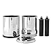 Big Berkey Gravity-Fed Stainless Steel Countertop Water Filter System 2.25 Gallon with 2 Authentic Black Berkey Elements BB9-2 Filters