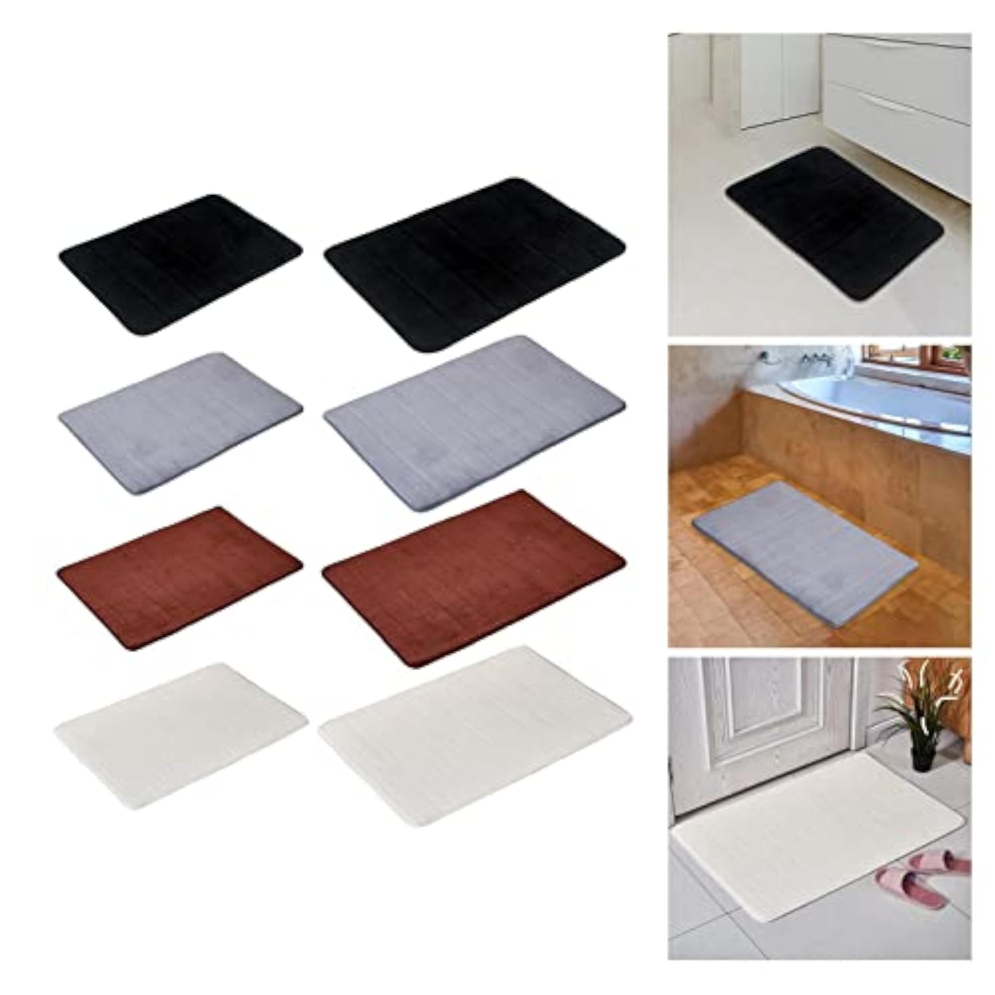 Soft Floor Mat, Machine Washable Water Absorbent