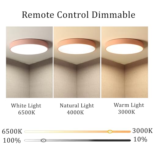 Luminaire ronde métal acrylique LED haut de gamme au fini bleu contemporain - 2