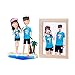 ZCHOUCZUS Benutzerdefinierte Bobbleheads Figuren Personalisiertes Geschenk for Familienfreunde Liebhaber Puppe Clay DIY. Handgemacht Machen Deine eigenen (Color : Two Person, Size : 22cm)
