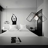 Simpliste: Cette Conception Est Conçu Pour Se Fondre Dans Le Décor de Votre Maison, Que Ce Soit Moderne, Chic Ou Pays Français Contemporain, Minable, Vous Pouvez Facilement Trouver Une Place Pour Cette Lampe. Tourner Cette Nouvelle Tendance de Décoration En Une Occasion D'Utiliser Vos Murs Vides Efficacement.
