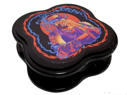 Dichavador Kings Collab Badauí Moedor Grande de Policarbonato (Preto Badauí)