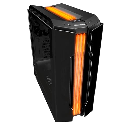 Cougar Panzer Evo RGB Full Tower Gaming Case Tempered Glass with 4 x Vortex RGB Fans and Controler CGR-6AMTB-RGB