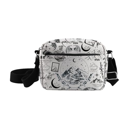 CMNIM Fantasy Book Inspired Gifts Book Lover Crossbody Bag Fantasy Series Merch Purse for Bookish Gifts