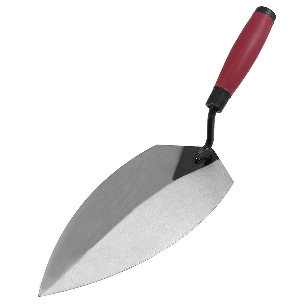 DEKTON DT45225 11" Trowel, Black/Red, Carbon Steel, Plastering/Brick Laying/DIY