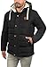 Blend BHFrederic Herren Winterjacke Steppjacke Jacke gefüttert mit abnehmbarer Kapuze Kordelzug Knöpfen Eingrifftaschen Regular fit, Größe:M, Farbe:Black (70155)