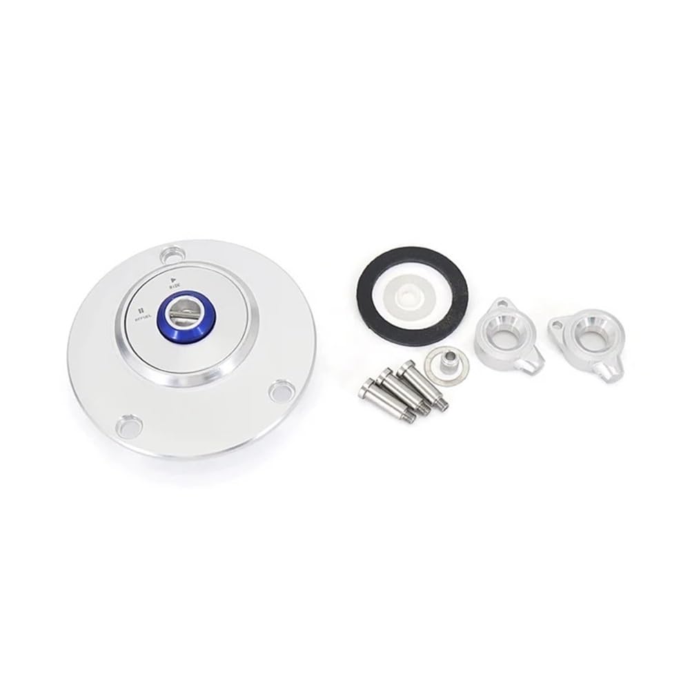 Tappo Serbatoio Carburante Tappo Serbatoio Carburante Olio Moto Con Sfiato Per Tracer MT09 2013-2023 MT 09 SP 2021 2022 2023 MT-09 2015-2017(Silver - blue)