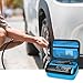 Case Compatible with ILTIDE/for Frarome/for LOLSSA/for Teffim/for Hafuloky/for Skight Tire Inflator Portable Air Compressor, Car Air Pump Storage Holder for Tube & Accessories (Box Only) - Blue