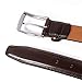 Fabio Valenti Men's Belt, Classic and Fashion Designs for Work Business and Casual, Regular Big & Tall Sizes Handmade Genuine Leather (44, Mahogany)