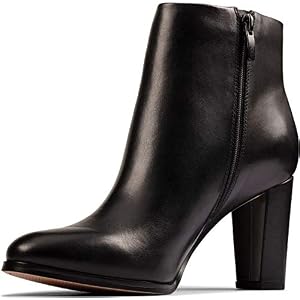 Clarks Women's, Kaylin Fern 2 Boot Black 9.5 W
