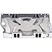 JEGS Small Block Chevy 1996-2002 Intake Manifold | For Use With Vortec Cast Iron Cylinder Heads | Non-EGR Design | Idle - 5500 RPM Power Range | Cast Aluminum | Square Bore Carburetor Mounting Pad
