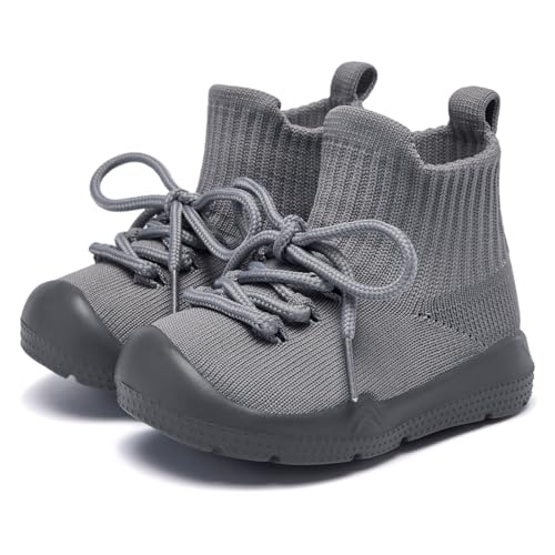Image of MORENDL Baby Sock Shoes Toddler Sneakers Infant Tennis Slip On Walking Shoes Boys & Girls Non-Slip Slippers