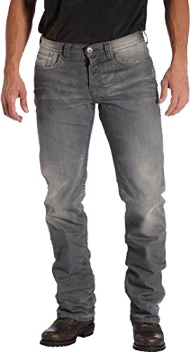 Preisvergleich Produktbild Rokker Rebel Motorrad Jeans 29 Grau L34