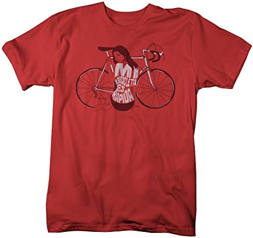 Endurance Conspiracy Mens (James Bond Inspired) Cycle T Shirt Live & Let Ride Red Cotton, Jersey Crew Neck