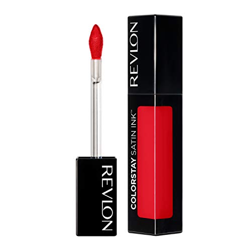 Revlon ColorStay Satin Ink Liquid Lipstick, Longwear Rich Lip Colors, Formulated with Black Currant Seed Oil, 015 Fire & Ice, 0.17 fl. oz.
