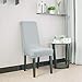 uxcell Dining Chair Cover,Stretch Bar Stool Slipcover Kitchen Chair Protector Spandex Chair Seat Cover for Home Decorative/Dining Room/Party/Wedding Gray Medium