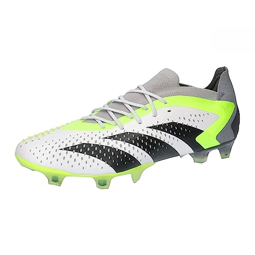 adidas Men's Sport Football Shoes (Firm Ground), FTWR White Core Black Lucid Lemon, 40 2/3 EU
