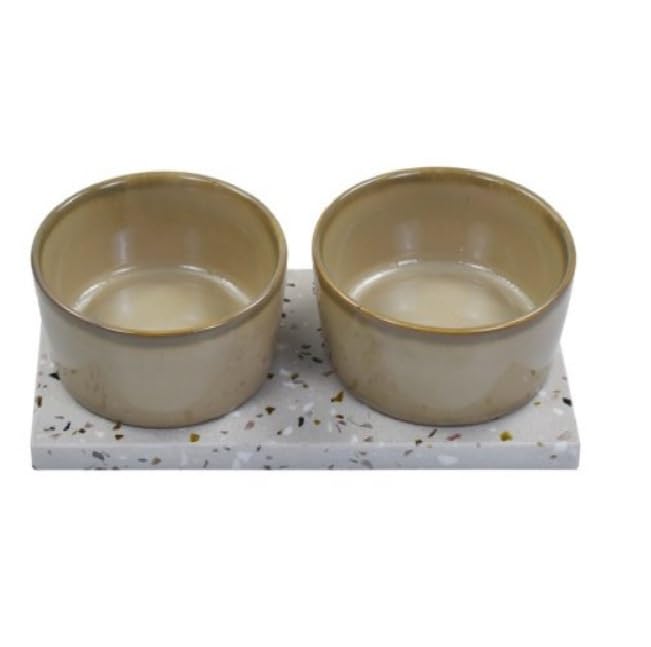 Lesser & Pavey - Set di 3 piatti per snack e vassoi in legno per