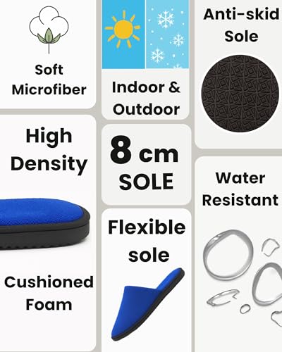 Image of Travelkhushi Soft Comfy Home Slippers For Women & Men For Winter Capet flip flops for Bedroom Indoor Carpet house slides Anti skid Slippers for Winter & Summer