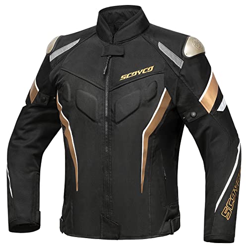 Scoyco Mesh Motorcycle Jacket Motorbike Riding Jacket Breathable 4-Season