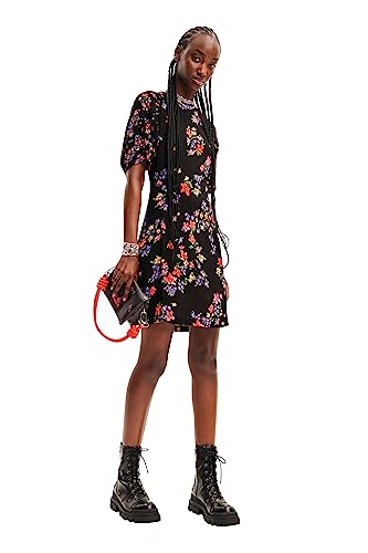 Desigual Women's Woman Woven Dress Short Sleeve4