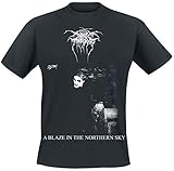 darkthrone blaze in the northern sky Band-Merch, Bands Darkthrone A Blaze In The Northern Sky Männer T-Shirt schwarz XL 100% Baumwolle Band-Merch, Bands