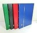 Lighthouse Hardcover Stamp Album Stockbook with 16 Black Pages, Blue, LS4/8