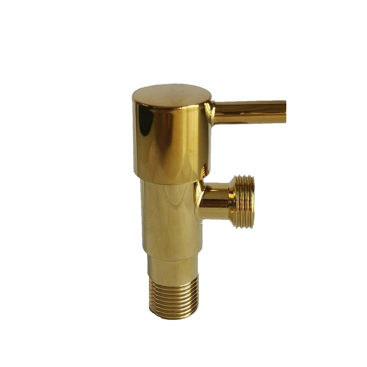 Kupfer-Eckventil, G 1/2 Zoll, Gold-Eckventil, Kupfer-Wc-Dreieck-Warmwasserbereiterventile, Kücheneinlasswasser, Messing-Badezimmer-Eckabsperrventil