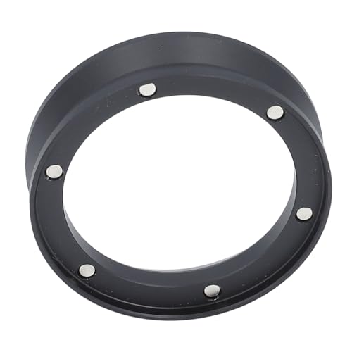 Naroote Dosis de Filtro Porta Stratt, Dosis de café en Polvo Anti-moscada de Aluminio Tratt de Aluminio para Cafeterías (51MM)