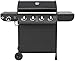 Produktbild Gasgrill "COLUMBUS" von El Fuego® 4 + 1 Brenner Grill Smoker Grillwagen BBQ, inkl. Seitenbrenner, verchromter Warmhalterost, Brenner aus Edelstahl, auf Rädern AY 563
