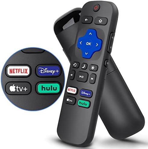 Swocny Universal Replacement Remote Compatible with Roku TV, for TCL/Hisense/Sharp/Philips/JVC/RCA/Magnavox/Sanyo/LG/Haier Roku TVs